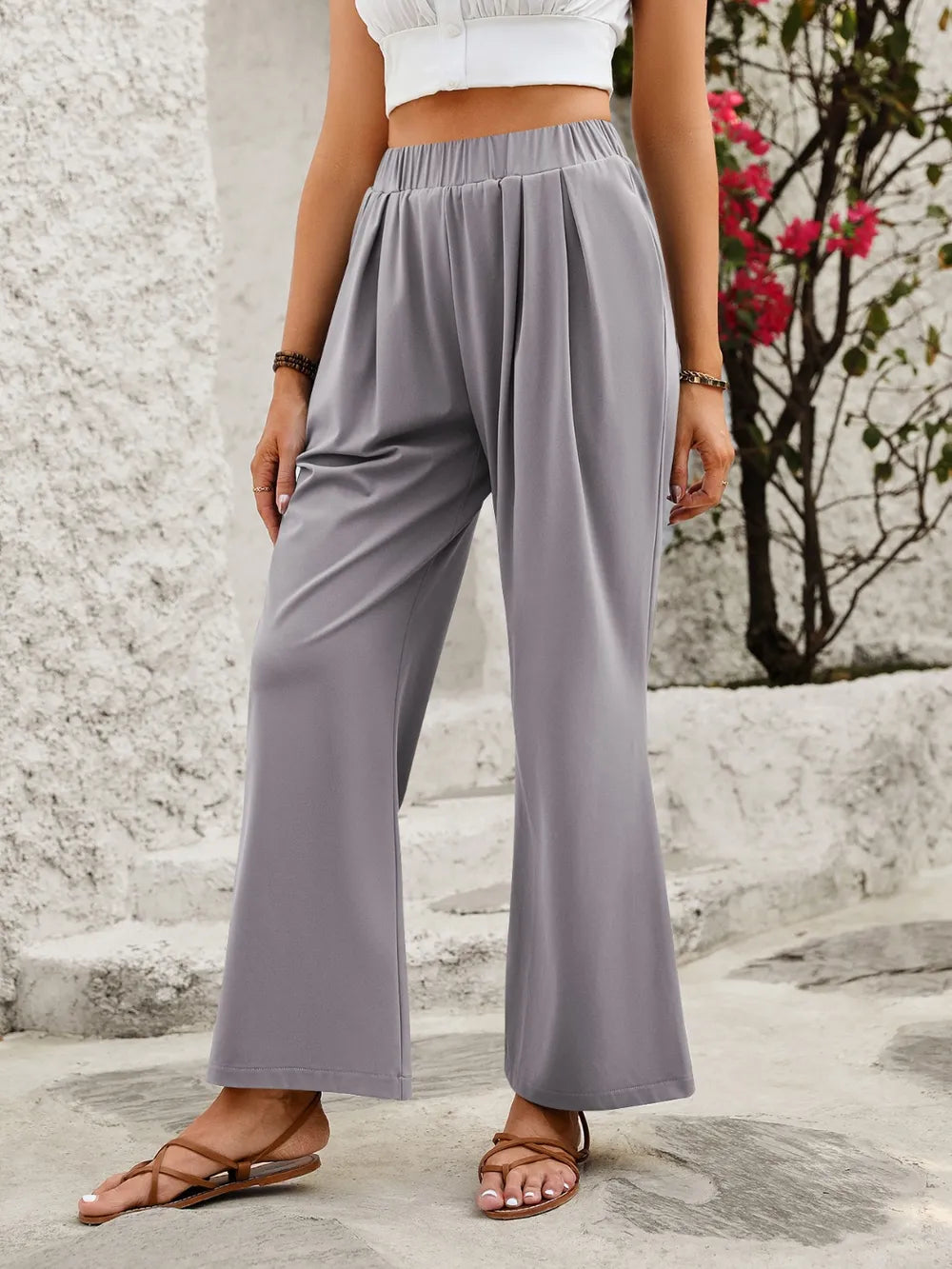 Elise Wide Leg Trousers
