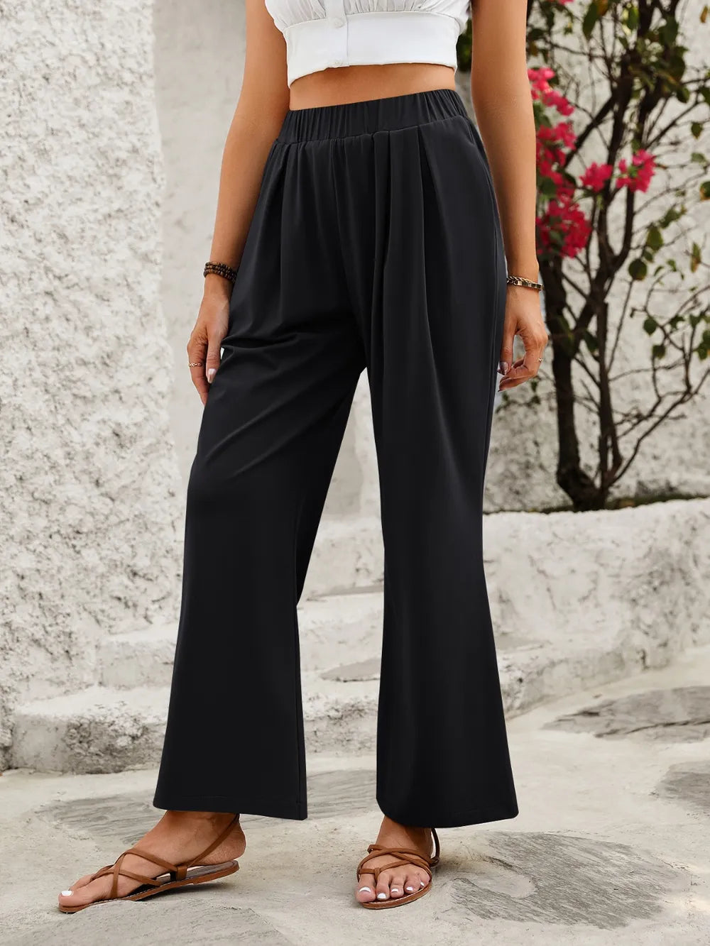 Elise Wide Leg Trousers