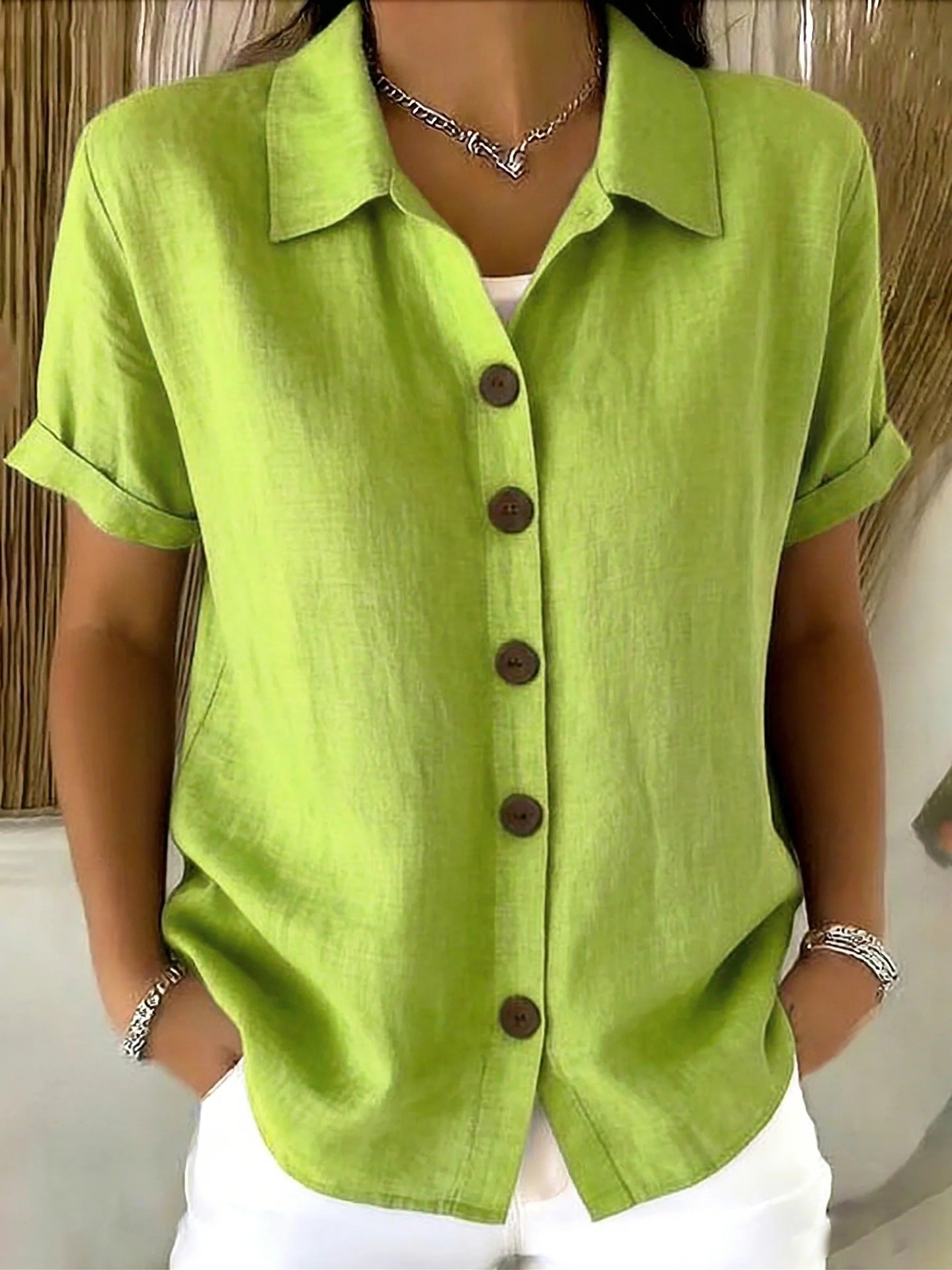 Elena Linen-Blend