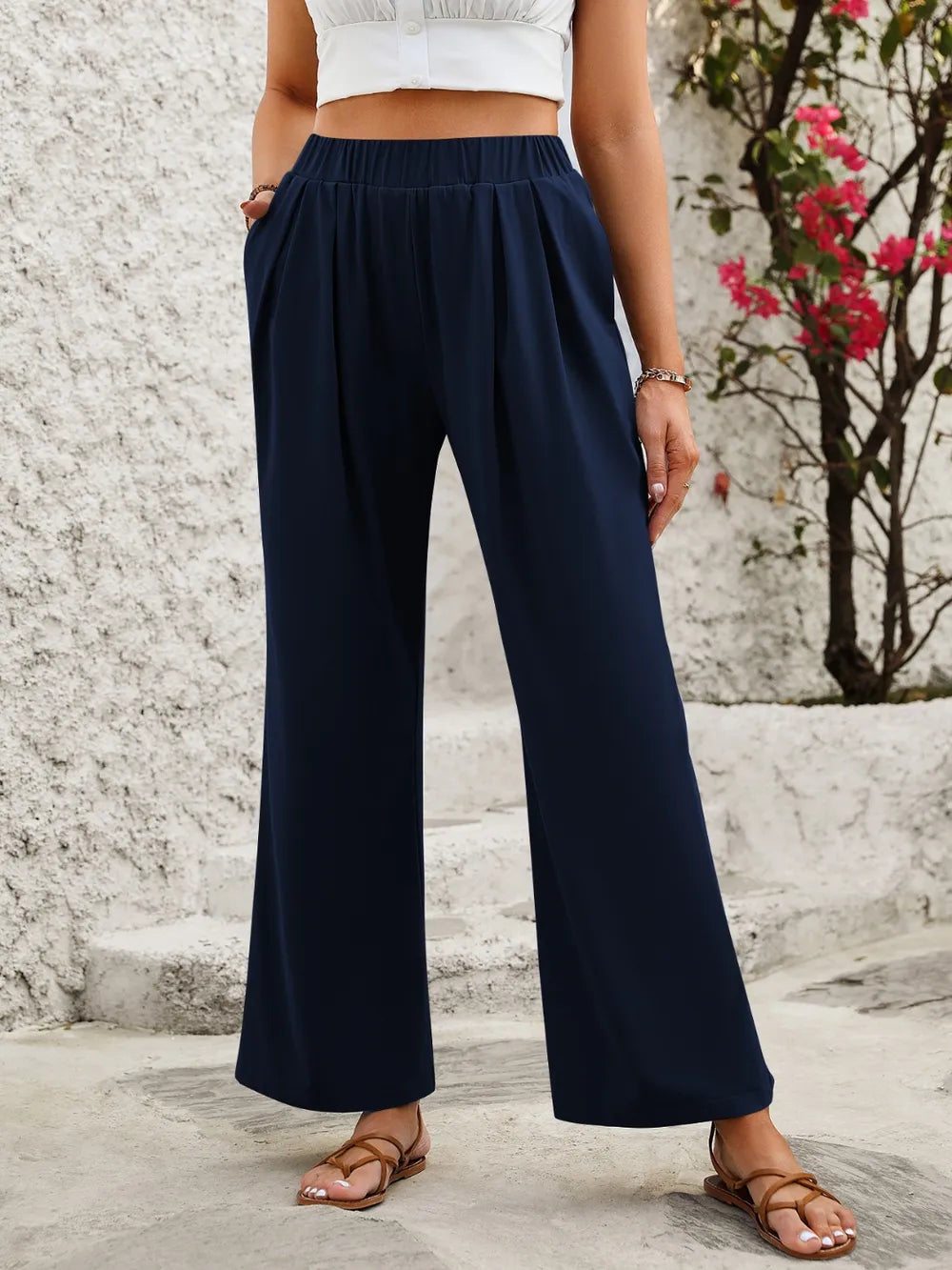 Elise Wide Leg Trousers