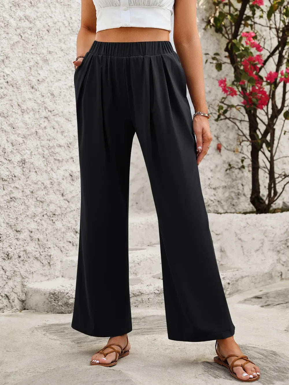 Elise Wide Leg Trousers