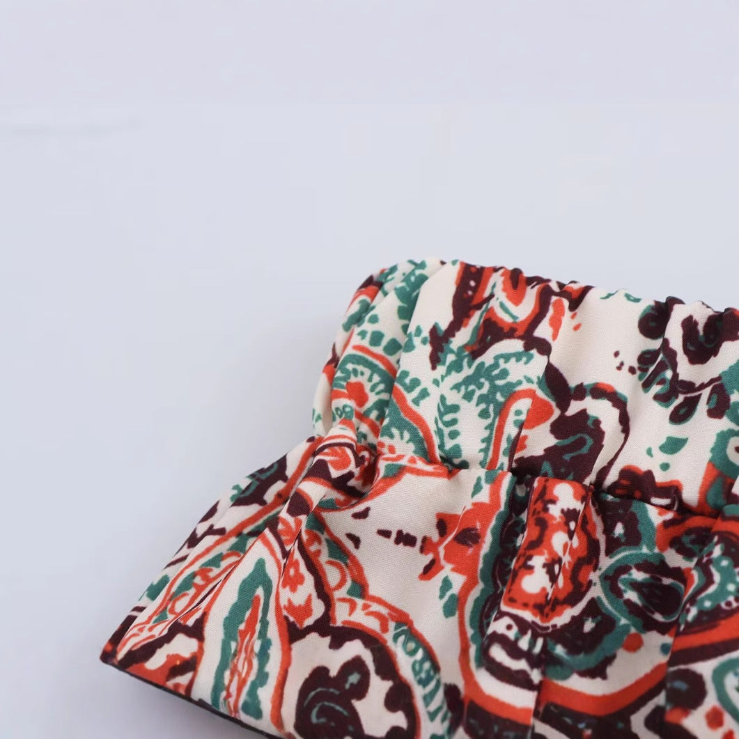 Julia Printed Wide Leg Trousers