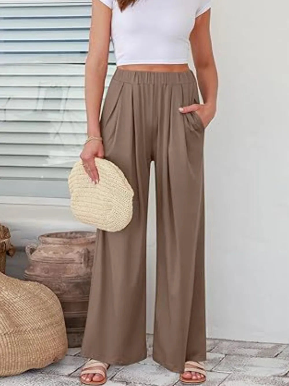 Elise Wide Leg Trousers