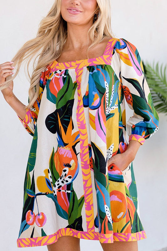 Fleur Linen Dress