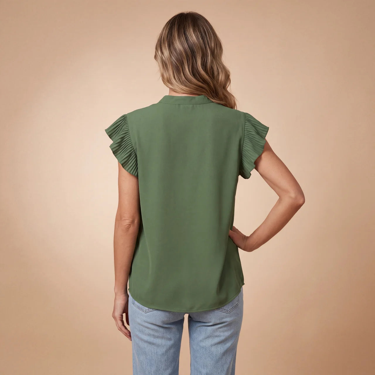 Fleur Volant Blouse