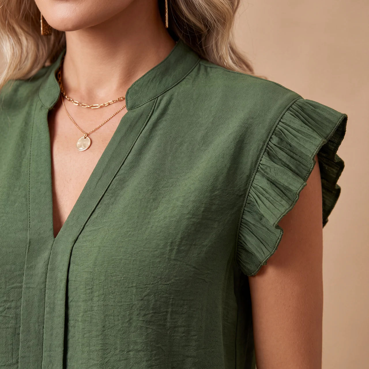Fleur Volant Blouse