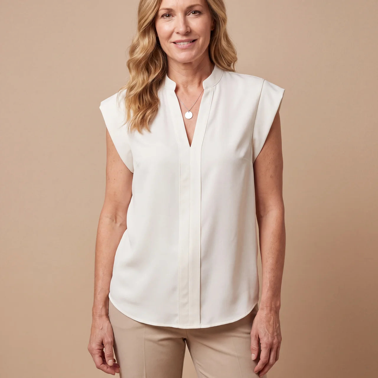Louise V-Hals Top