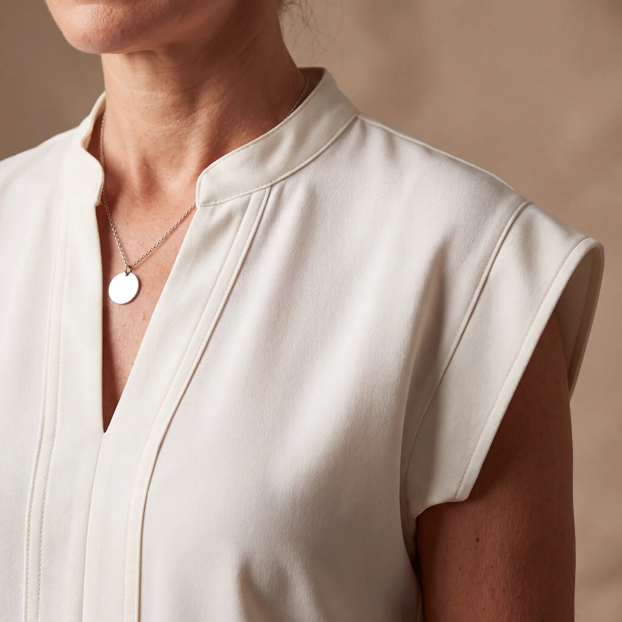 Louise V-Hals Top