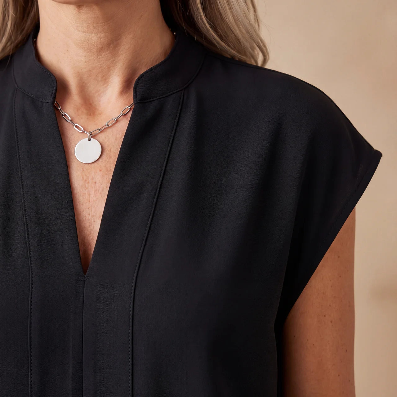 Louise V-Hals Top