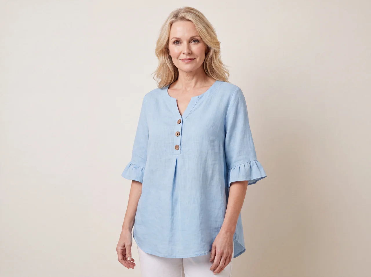Céline Linen Blouse