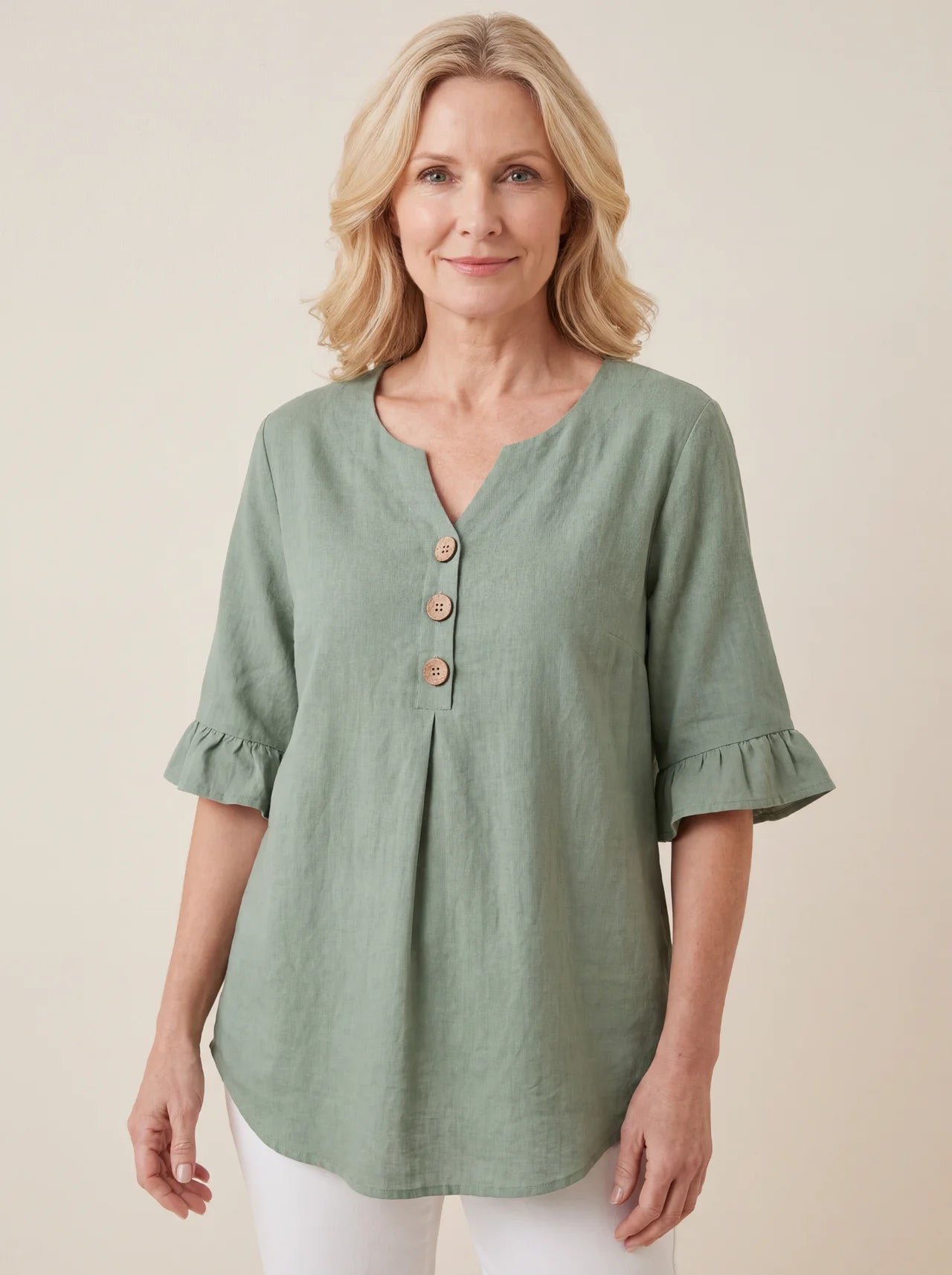 Céline Linen Blouse