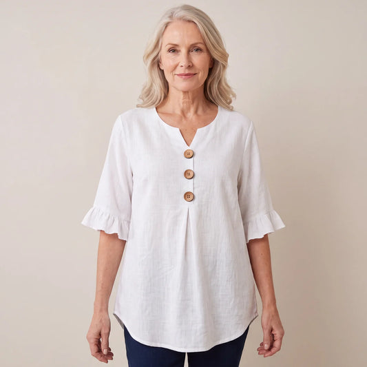 Céline Linen Blouse
