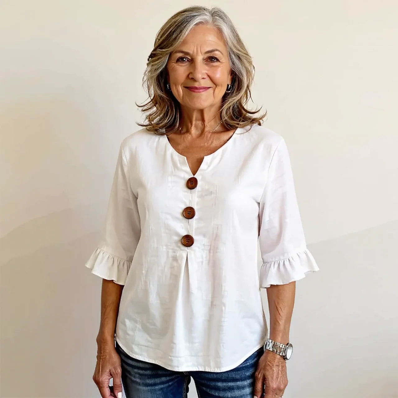 Céline Linen Blouse