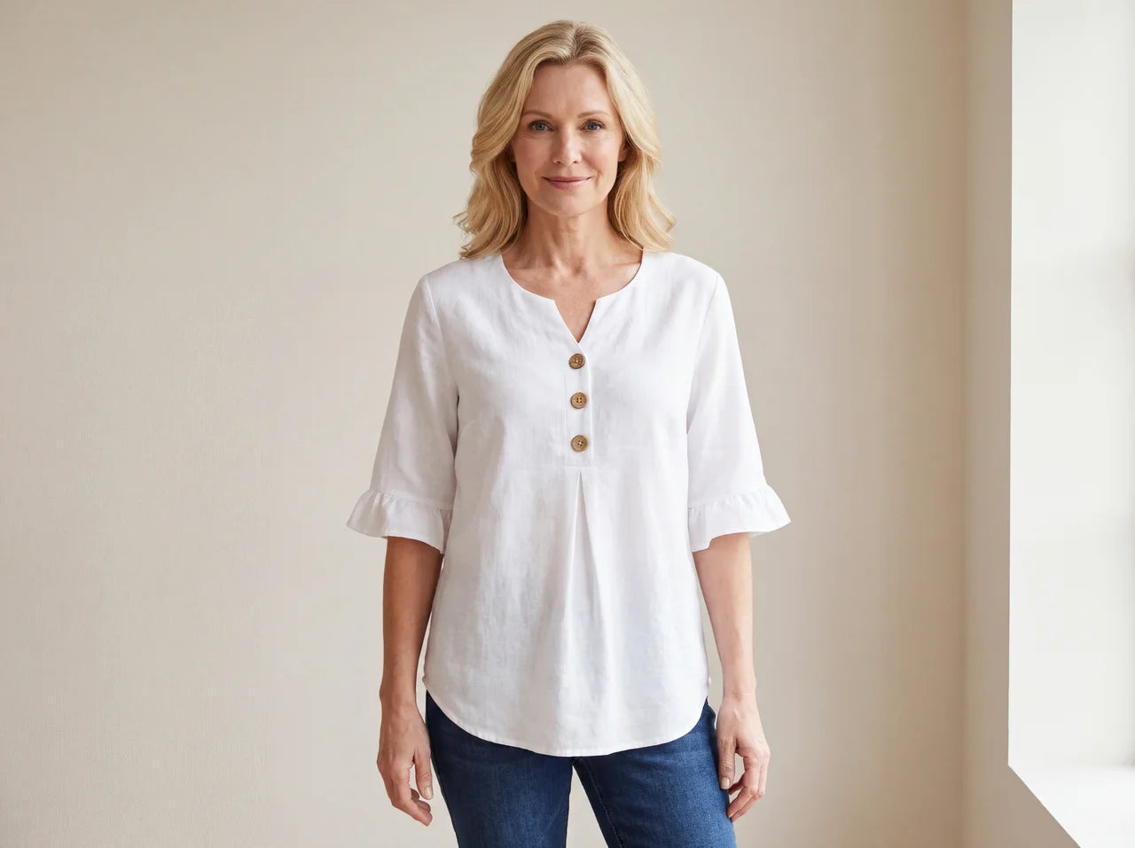 Céline Linen Blouse