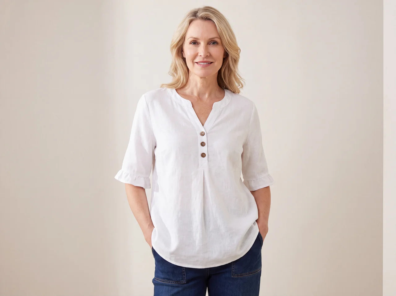 Céline Linen Blouse