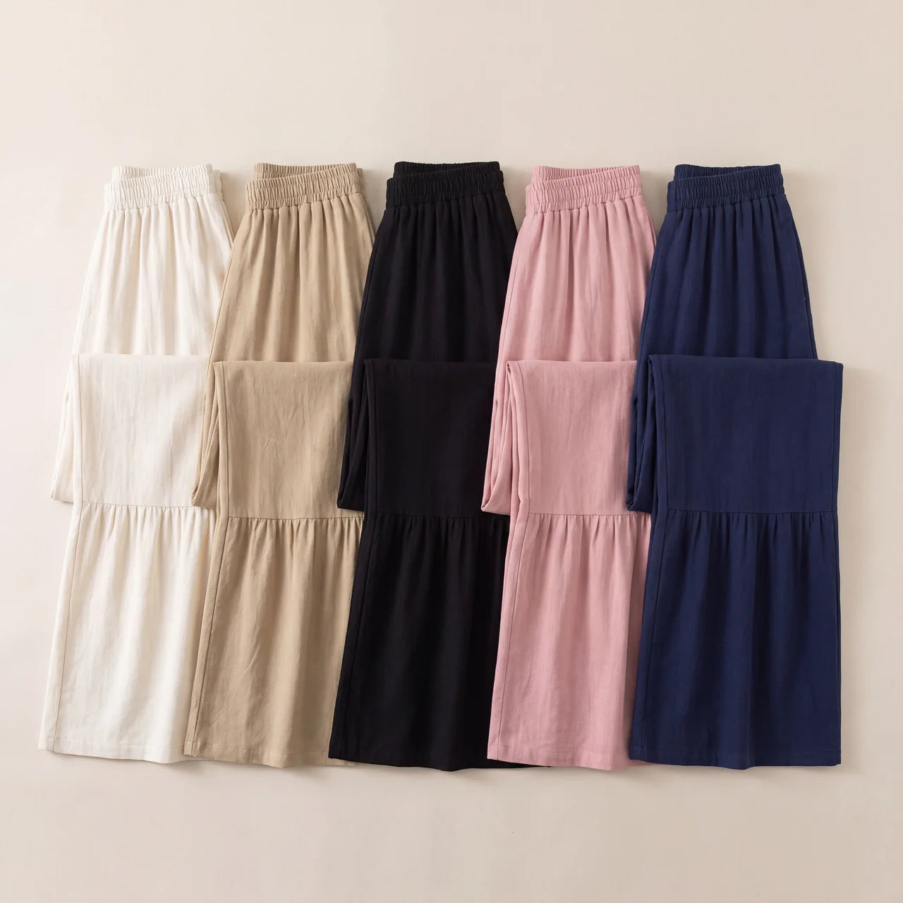 Roos Linen Wide Leg Trousers
