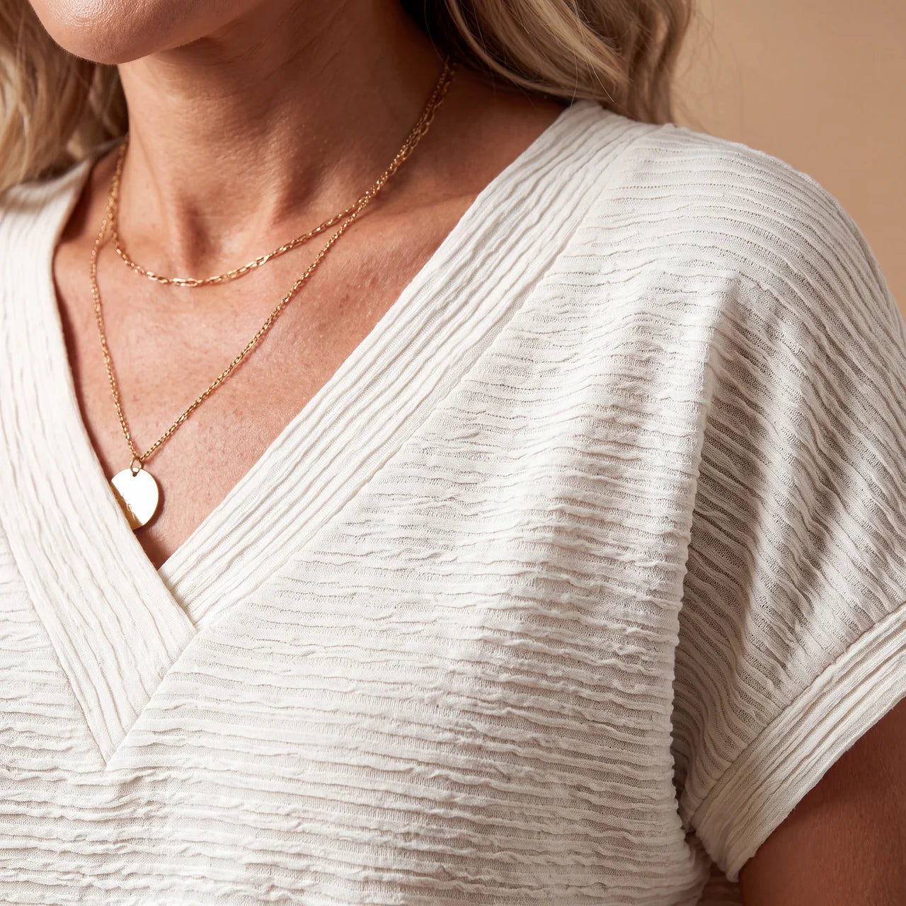 Sylvie V-Hals Top
