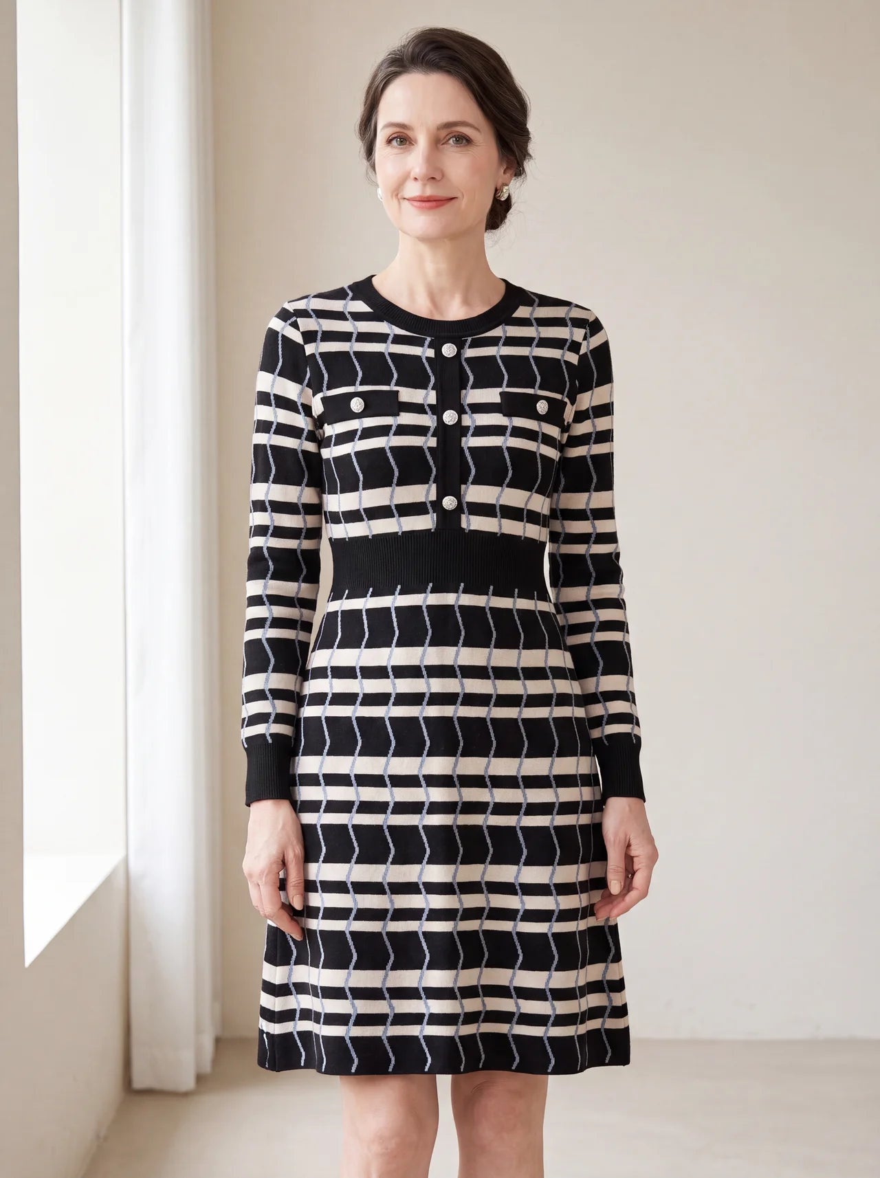 Vivienne Striped Dress